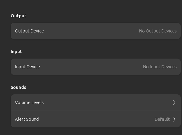 Ubuntu 24.04 Sound Issue(NO OUTPUT DEVICE)